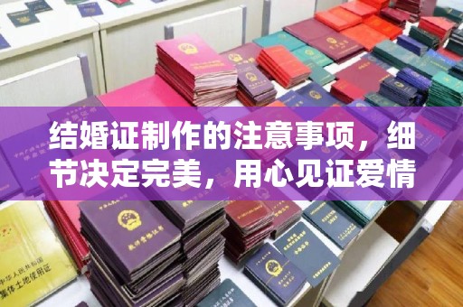 山海关结婚证制作的注意事项，细节决定完美，用心见证爱情