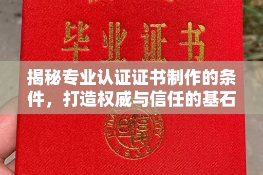 山海关揭秘专业认证证书制作的条件，打造权威与信任的基石
