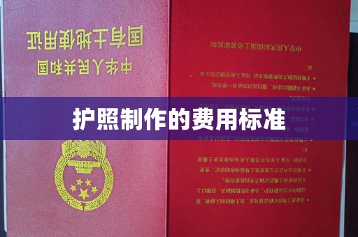 山海关护照制作的费用标准